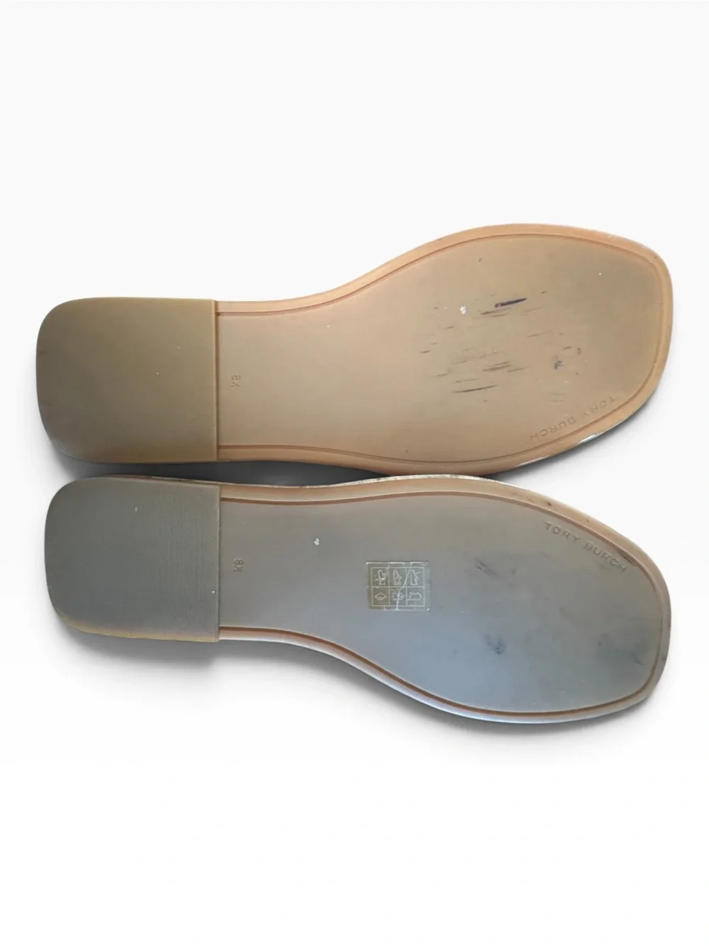 Tory Burch Double T Sport Slides in the Petunia